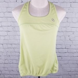 BLURR | zipper pocket crisscross back athletic top